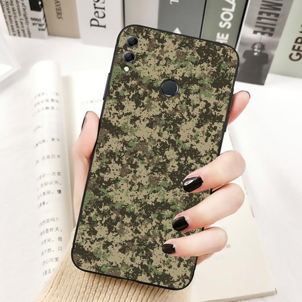 

Camouflage Camo Military Army Phone Case For Huawei Honor 10 Lite 9 20 7A 9X 30 50 60 70 Pro Plus Soft Silicone Cover Huawei Honor v30