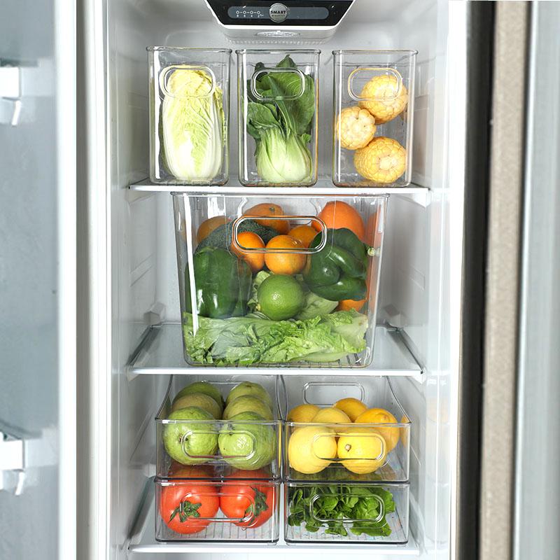 Caixa Organizadora de Geladeira e Freezer Tipo Gaveta para Carne, Frutas e Legumes