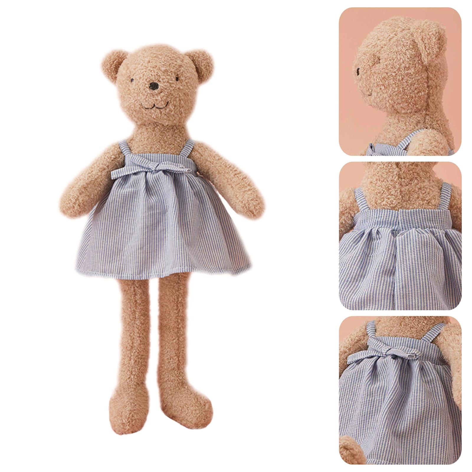 

Мягкая игрушка в виде плюшевого медведя с гибкими ручками и ножками, мягкая милая кукла, подарок для детей, мальчиков и девочек, украшения для дома