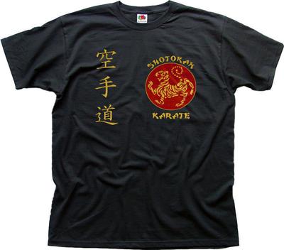 SHOTOKAN KARATE Arts Martiaux MMA UFC t-shirt noir OZ01460