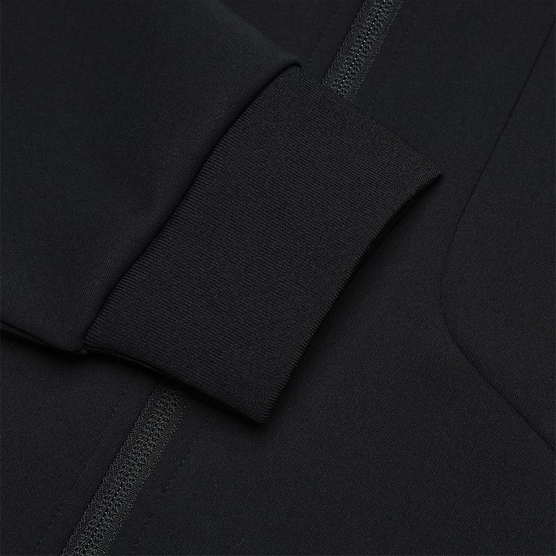 FILA Fashionable Versatile Knitted Hooded Jacket Men Jackets Black F11M513502FBK