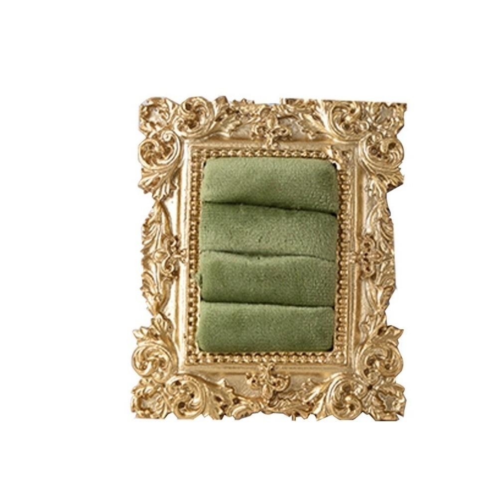 

Resin Frame Photo Frame Earring Holder Vintage Necklace Display Stand Jewelry Display Stand Gifts світло-зелений колір