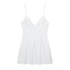 TAOP&ZA Women's White Spaghetti Strap Slimming Dress - Spring/Summer Collection
