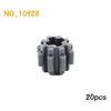 MOC Technical Gear Axle Bricks Parts Worm Rack Conector Train Car Crane Model Technical CROSS Axle Building Blocks Bricks Toys
