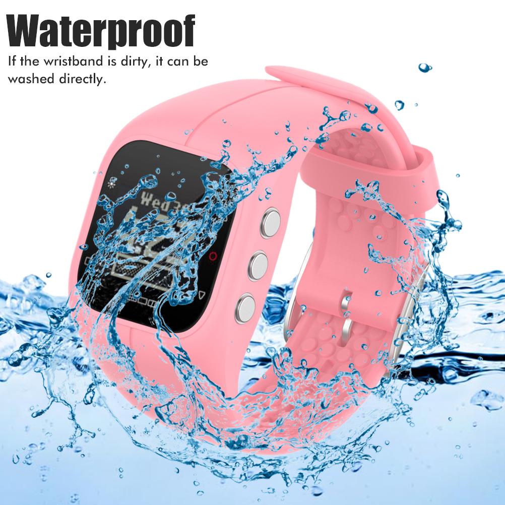 Colorful Silicone Strap Steel Buckle Replacement Band for Polar A300 Smartwatch