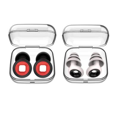 Silicone Anti-Noise Earplugs Waterproof Swimming Ear Plugs Ear Protective Noise Reduction Earplugs For Sleep