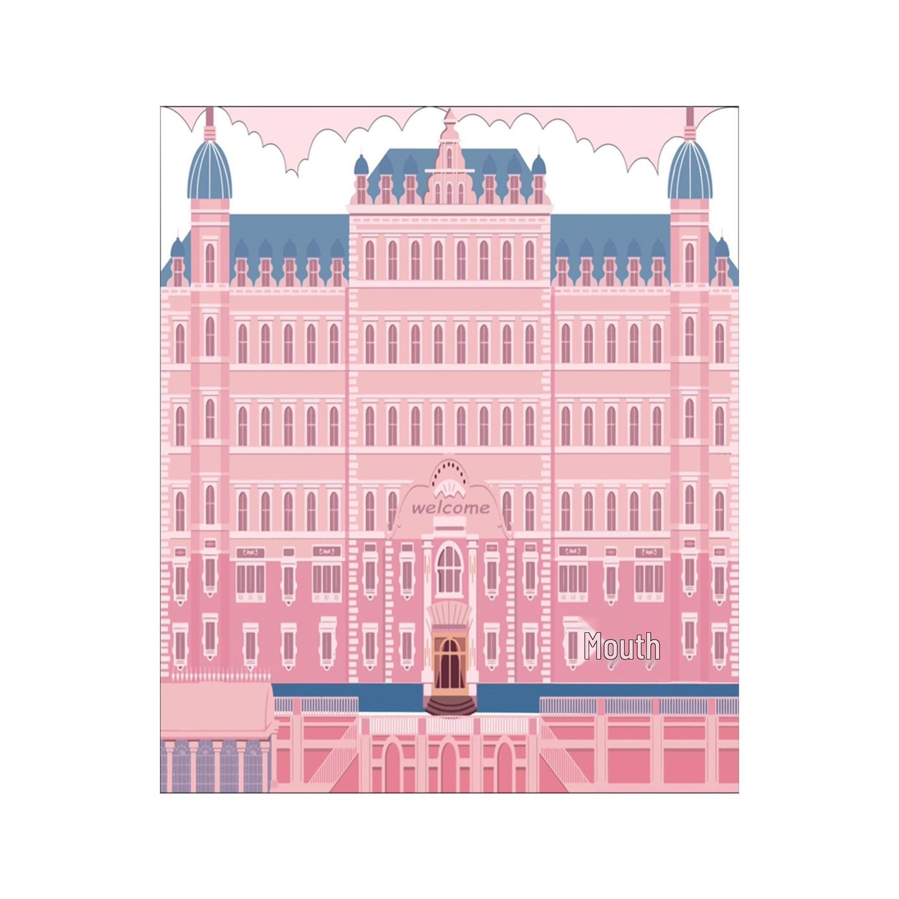 Budapest Grand Hotel Anti-Slip Mud Scraper Entrance Mat 40x60 cm