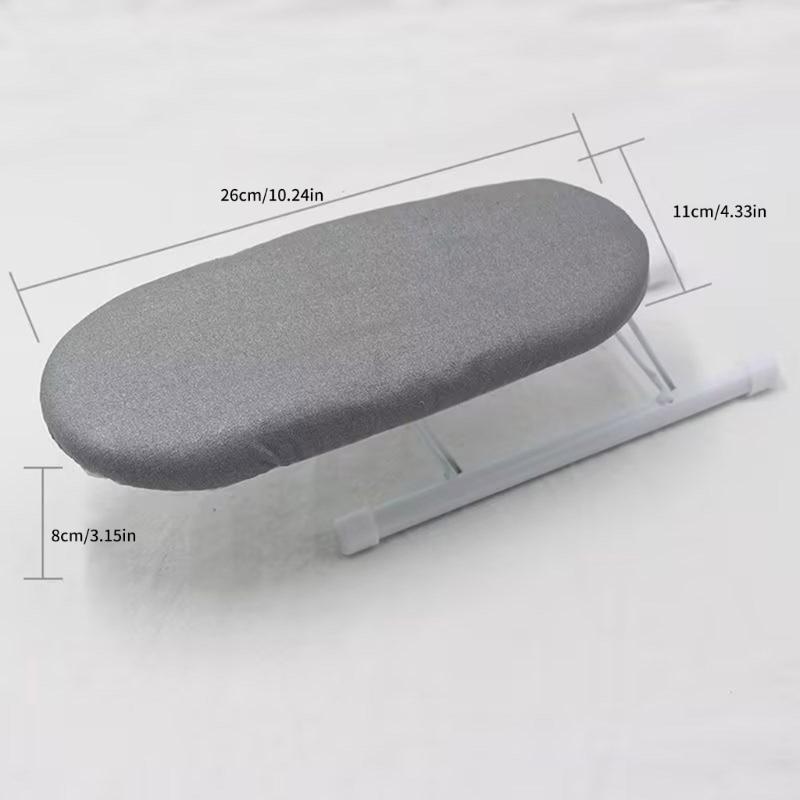 Small Table Top Ironing Board for Business Trips with Heat Resistant Cloth Cover Perfect for Students and Home Use