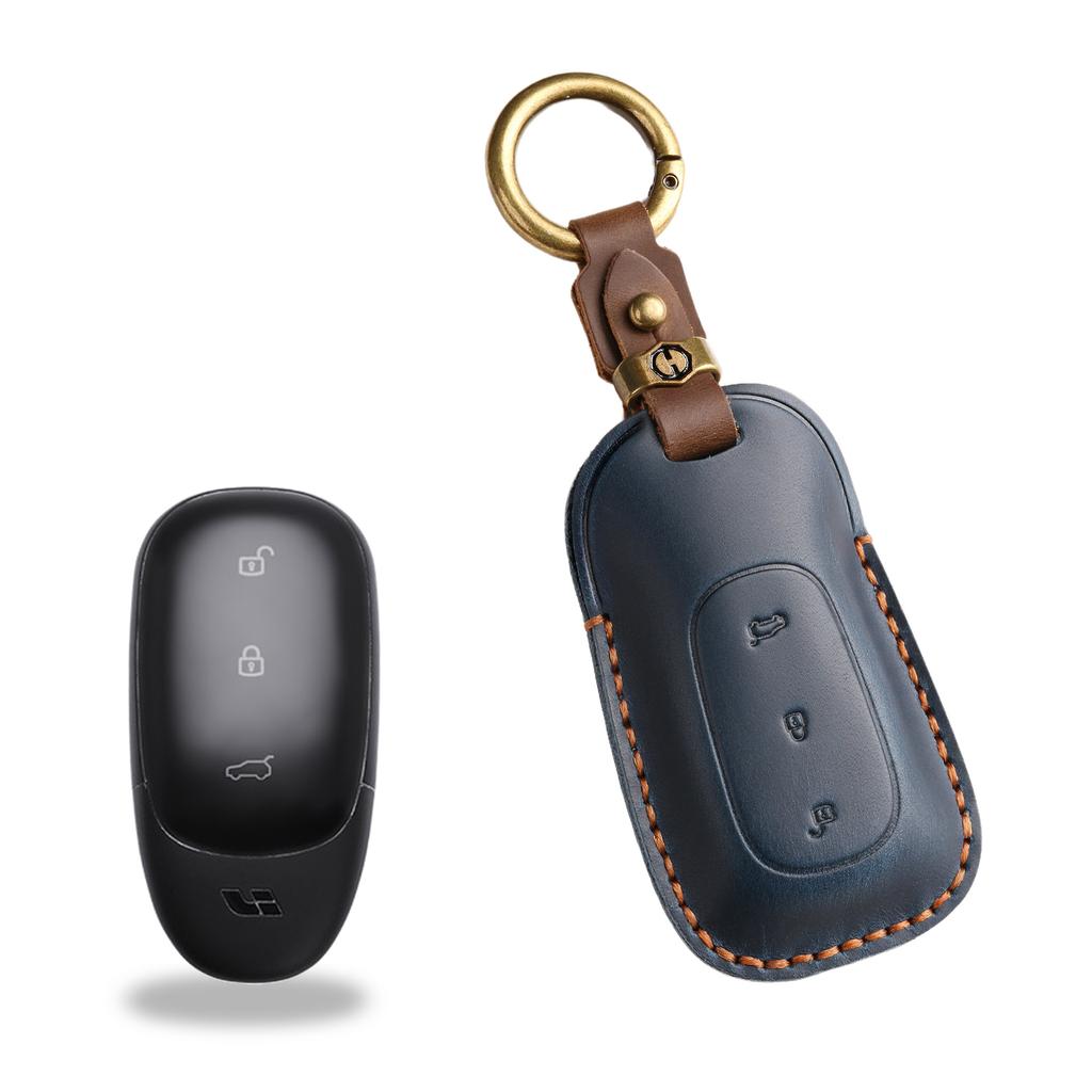 Retro Key Cover For Ideal L7 Key Bag L8 L6 Car Keychain L9 One Mega Leather Case