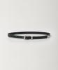 FROMWHERE Real Leather Belt Black