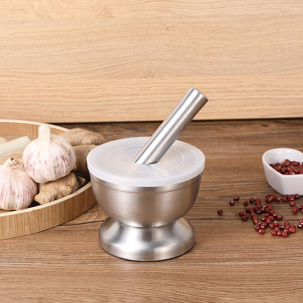 

Stainless Steel Mortar Pestle Set Long-Lasting Easy Cleaning Mixing Bowl For Spice Herb China Mainland