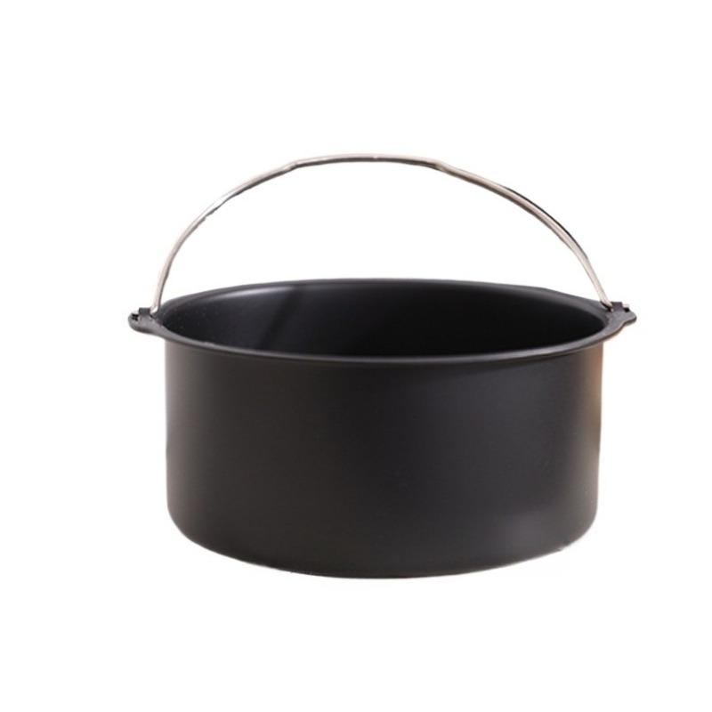 Runde Kuchen Antihaft Backform Tablett Form Heißluftfritteusenkorb mit Griffen Backgeschirr Küche Pizzaofen Backformen Werkzeuge