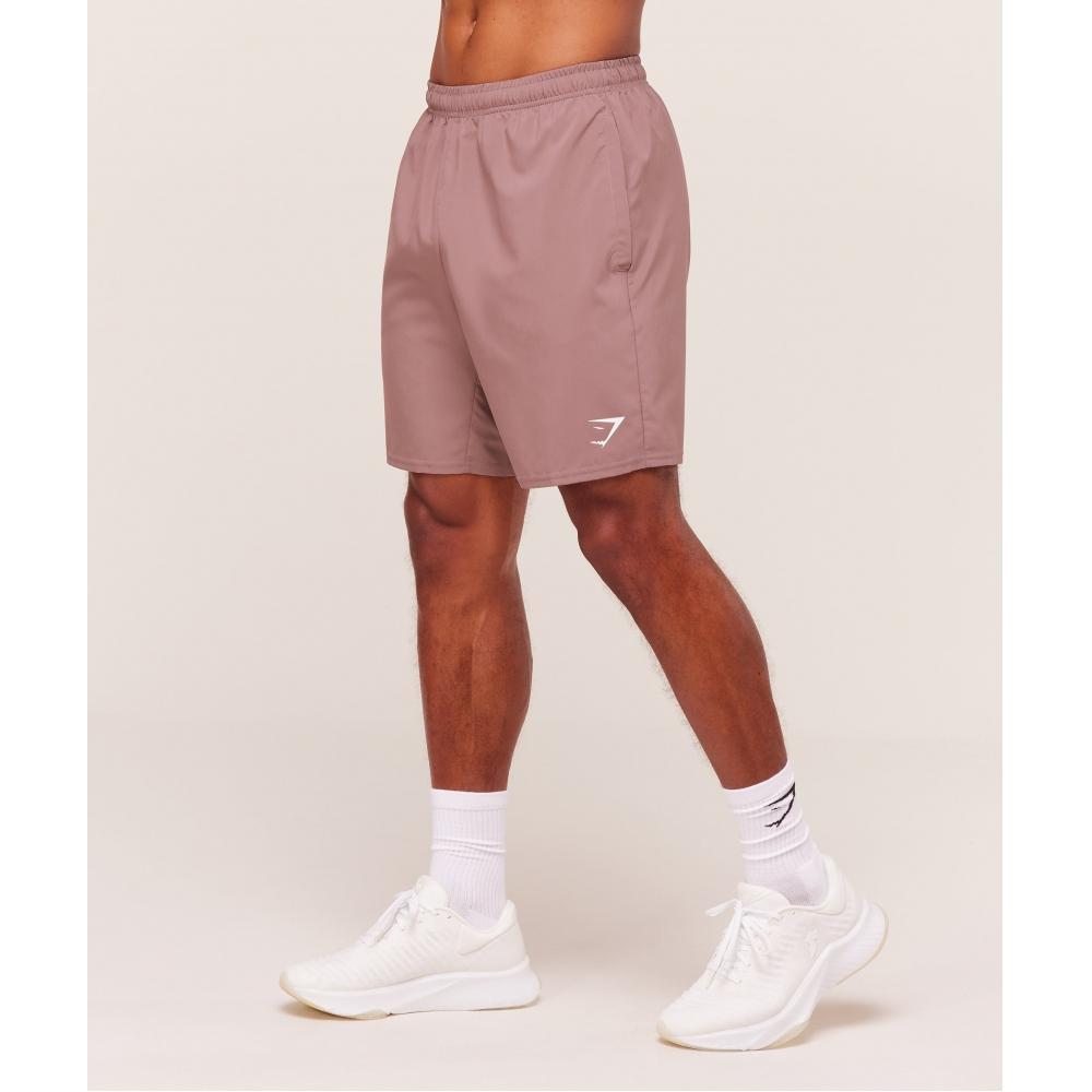 Gymshark Arrival 7  Shorts Chestnut Pink A2a1l Kcpn
