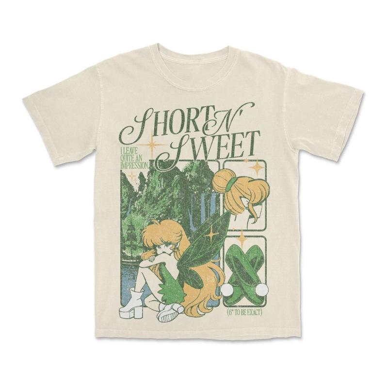 

Tinker Bell song Short N Sweet Cartoon Tee Unisex Short Sleeve Shirt S4XL New SpringSummer Arrivals Regular Fit Casual S