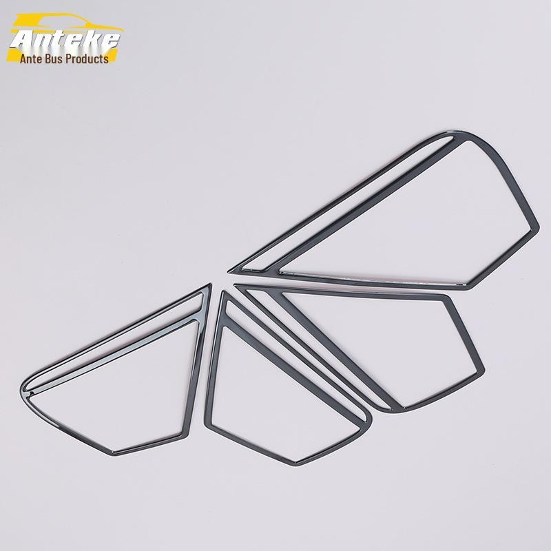 Compatible with 16 Bora Models: Car Audio Box Ring Frame & Stainless Steel Door Speaker Cover Stickers