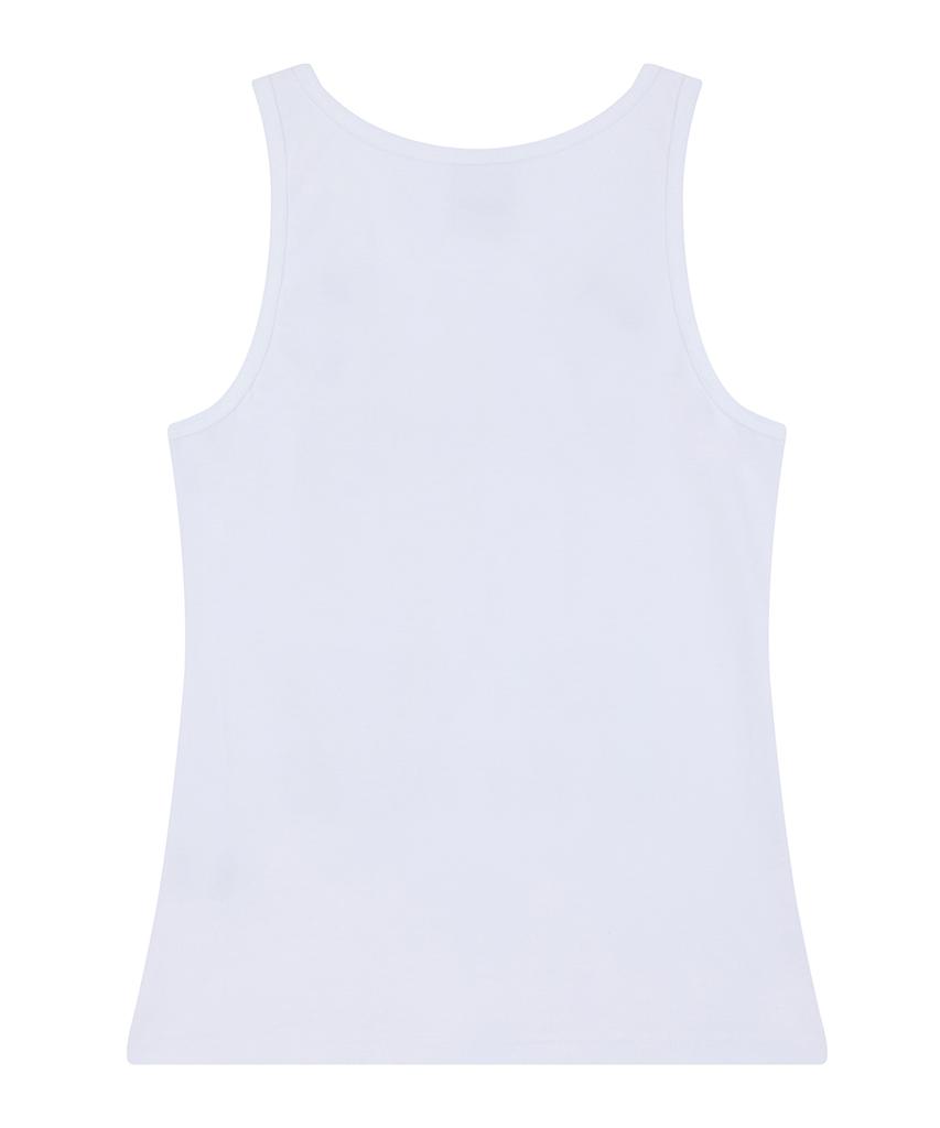 LUVISTRUE Sy Necklace Song Sleeveless Tee(White)