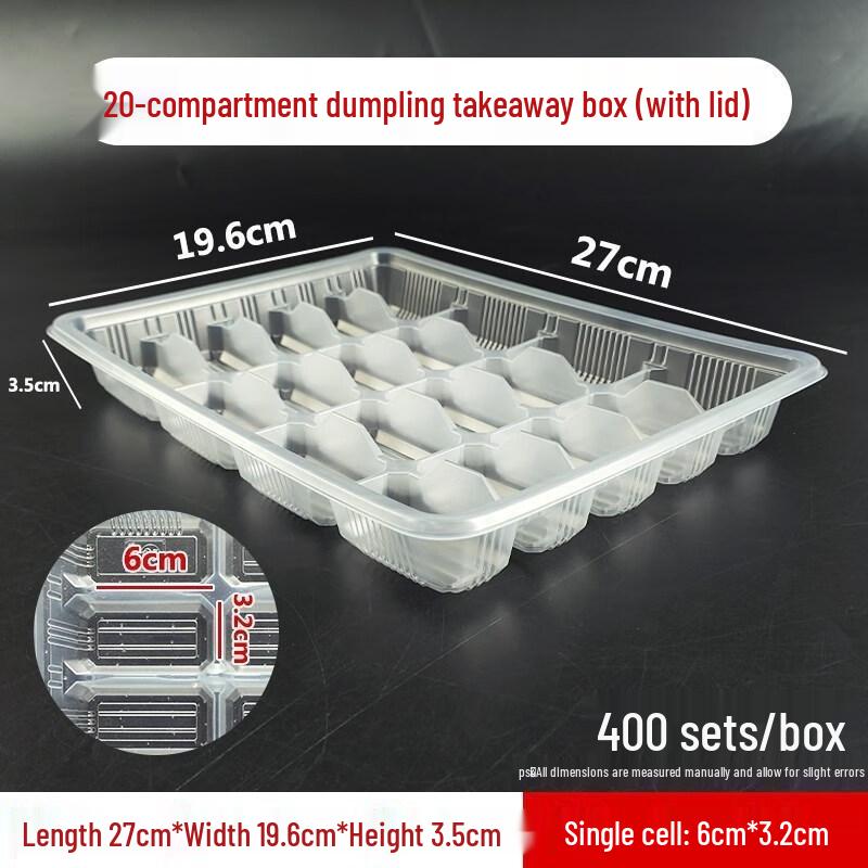 Yangge Einweg-Knödel-Takeout-Behälter mit Deckeln