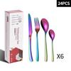 Abay Premium Colorful Stainless Steel Cutlery Set