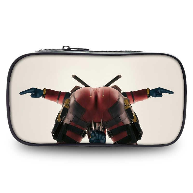 Deadpool And Wolverine Large Capacity Oxford Fabric Pencil Case For Students
