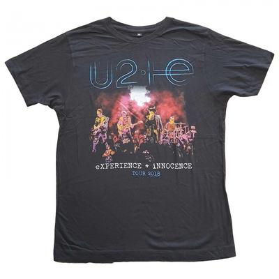 U2 Unisex suaugusiųjų medvilniniai marškinėliai su gyva nuotrauka 2018
