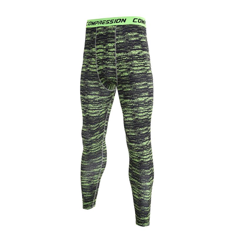 OEING Men's Quick-Dry Sports Compression Tights