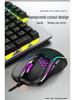 Ergonomic RGB Wired Lightweight Gaming Mouse with Hollow Design