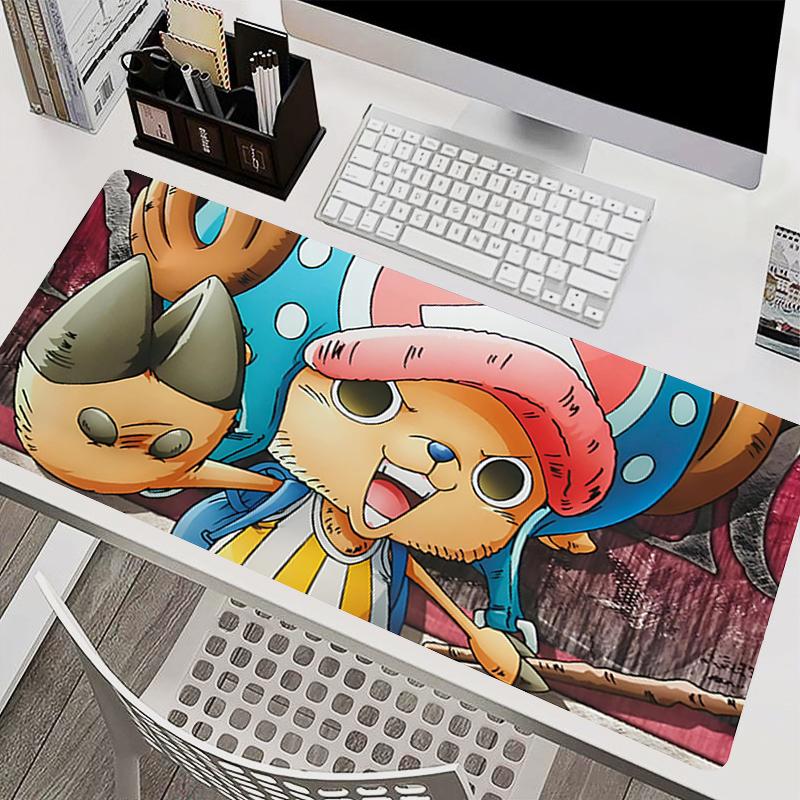 Mouse Pad Nonslip Gaming Accessories Oone Ppiece Tony Tony Chopper Computer Desk Mat Xxl Extended Keyboard Pad Anime Mousepad