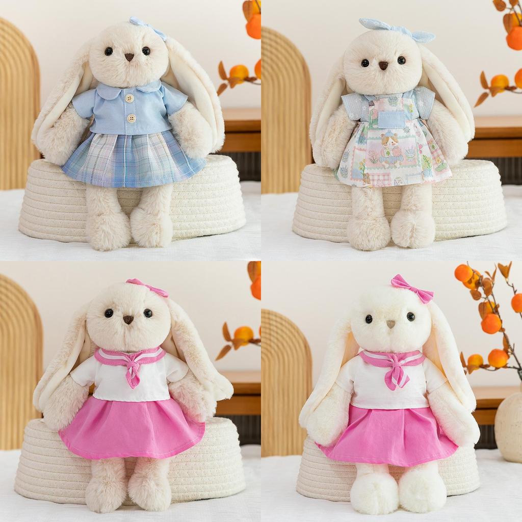 Cute Cartoon Bunny Plush Toy With Pp Cotton Filling For Kids Gift And Sleep Companion