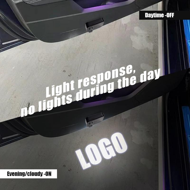 Car Projector Lamp For Skoda Karoq Kodiaq Superb Octavia Kamiq Rapid Interior Lights LED Courtesy Wireless Accessories