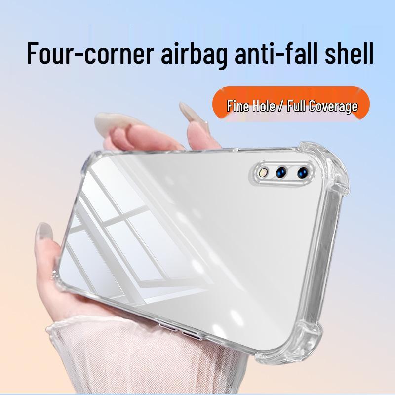 

Vivox23 Transparent Phone Case - Colorful Airbag Corners, Drop-Proof TPU, High-End, Simple Design vivox23 прозрачный