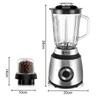 8-in-1 4L High Power Stainless Steel Blender and Mixer with Ice Crusher, Meat Grinder, and Juicer