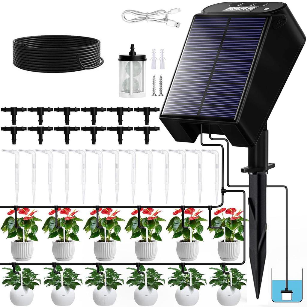 Automatic Anti-Siphon Micro-Drip Irrigation & Hedge Trimmer System