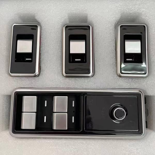 6 Stuks LCD Raamhefknoppen voor Land Rover Range Rover, Sport, Discovery, Executive (Oude naar Nieuwe Modellen)