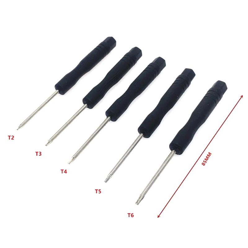 5Pcs/Set T2 T3 T4 T5 T6 Repair Precision Tool Kits Torx Screwdriver