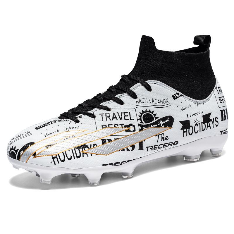 High-Top Men S Ag Spike Sneakers Boys Tf Broken Nails Youth Training Football Shoes 35