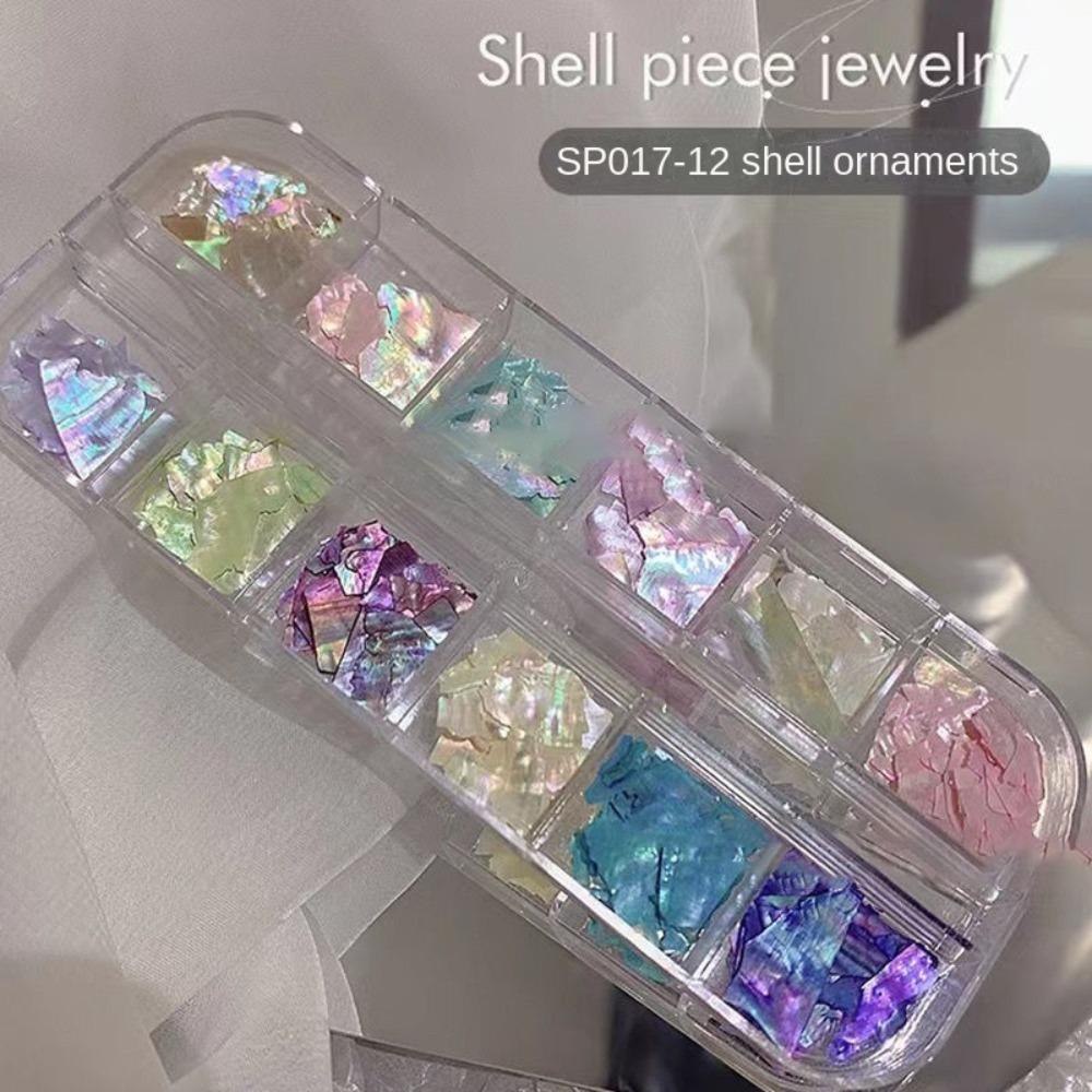 Shell Fragments Nail Decoration Irregular Nail Art Charms Nail Art Decoration  DIY Manicure