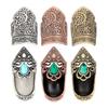 Metal Open Nail Acorn Thimble Durable Open Nail Acorn Finger Protector  for Embroidery