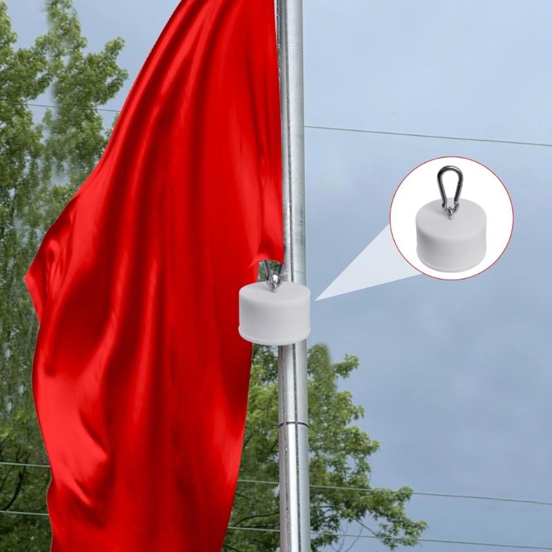 Heavy Type Poles Weight for Flags Ensures Straight Display Without Wrapping Fit 2 5 Inch Poles Steel