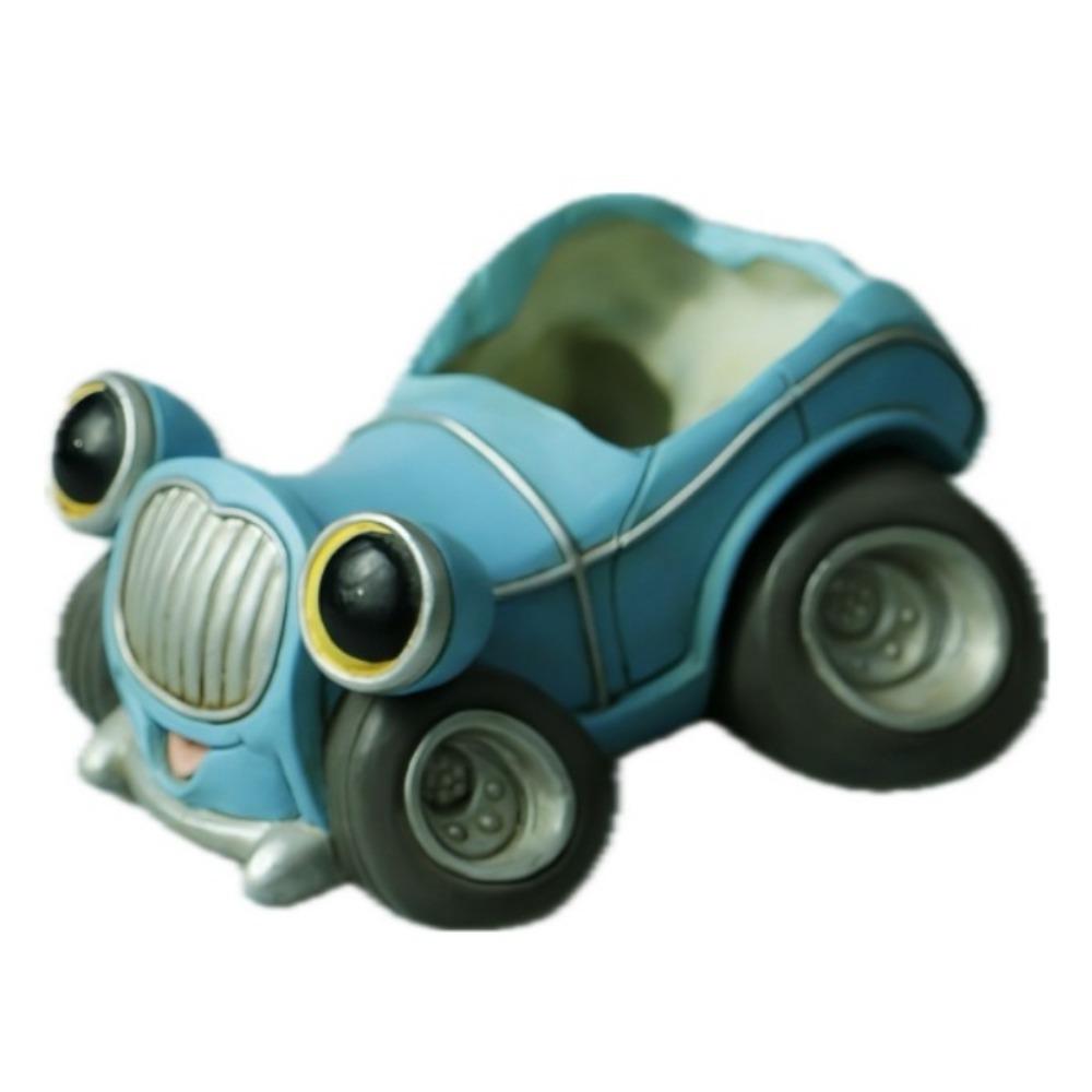 Car Shaped Succulent Flower Pot All Weather Resistant Cartoon Car Figurine  Christmas