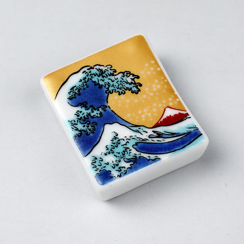 Exquisite Japanese Ceramic Chopstick and Spoon Rest for Home and Restaurant