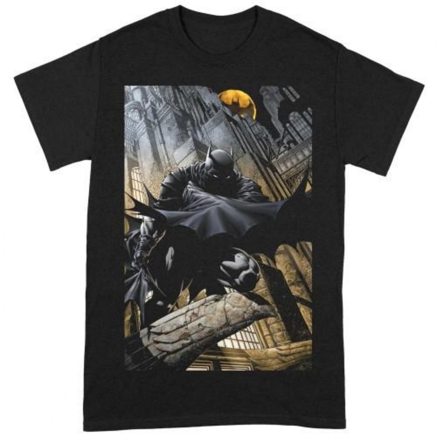Batman Unisex Adult Night Gotham City T-Shirt S