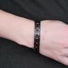 Healthy Titanium Steel Magnetotherapy Bracelet Men Jewelry Bio Energy Magnet Bracelets Bangle