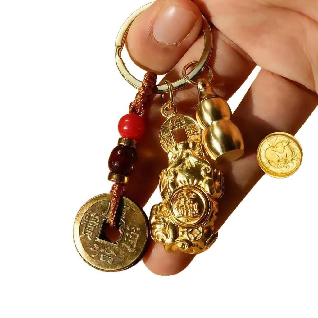 Bing Ma Year Fortune & Wealth Pixiu Golden Jubilee Zodiac Charms