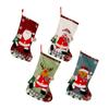 Jolly Santa Snowman Design Holiday Gift Bags Efficient Foldable Storage Christmas Tree Ornament Family Celebration