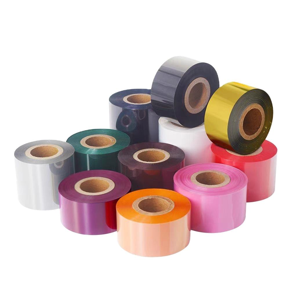Thermal-transfer Care Tag Printer Inked Ribbon 30-50mm Care Label Printing Color Inked Ribbon Roll for Home Textiles/clothing