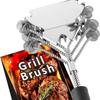 Stainless Steel Wire Brush BBQ Cleaning Brush Oil Brush BBQ Grill Brush BBQ Brush Cleaning Brush BBQ Tools