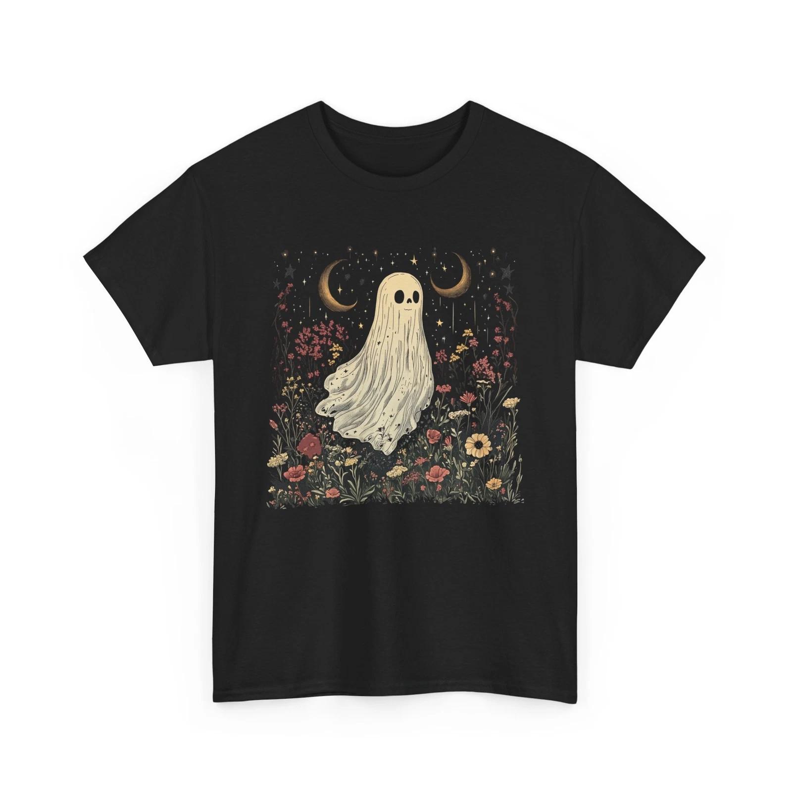 Halloween Spirit T-Shirt | Spooky Ghost Lover Tee | Haunted Graphic Shirt 3XL