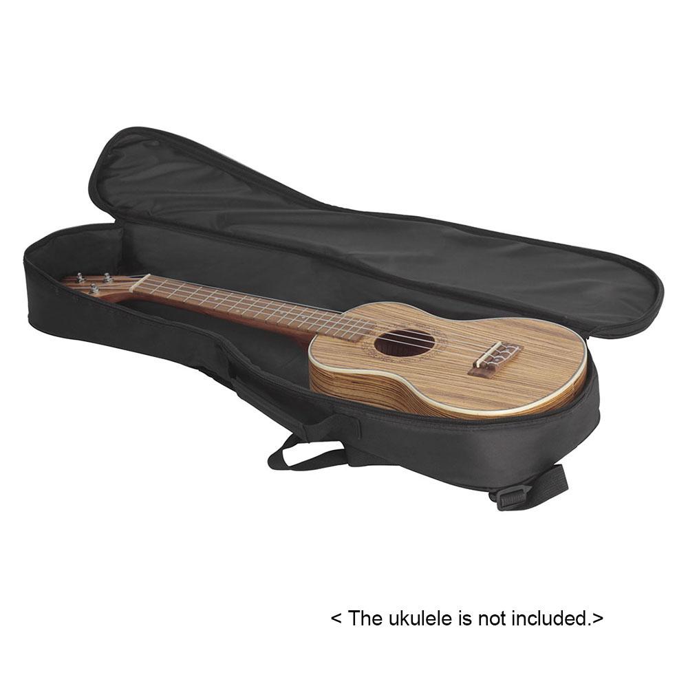 

26 Inch Ukulele Bag Ukelele Uke Padded Backpack Case with Shoulder Strap Carry Handle