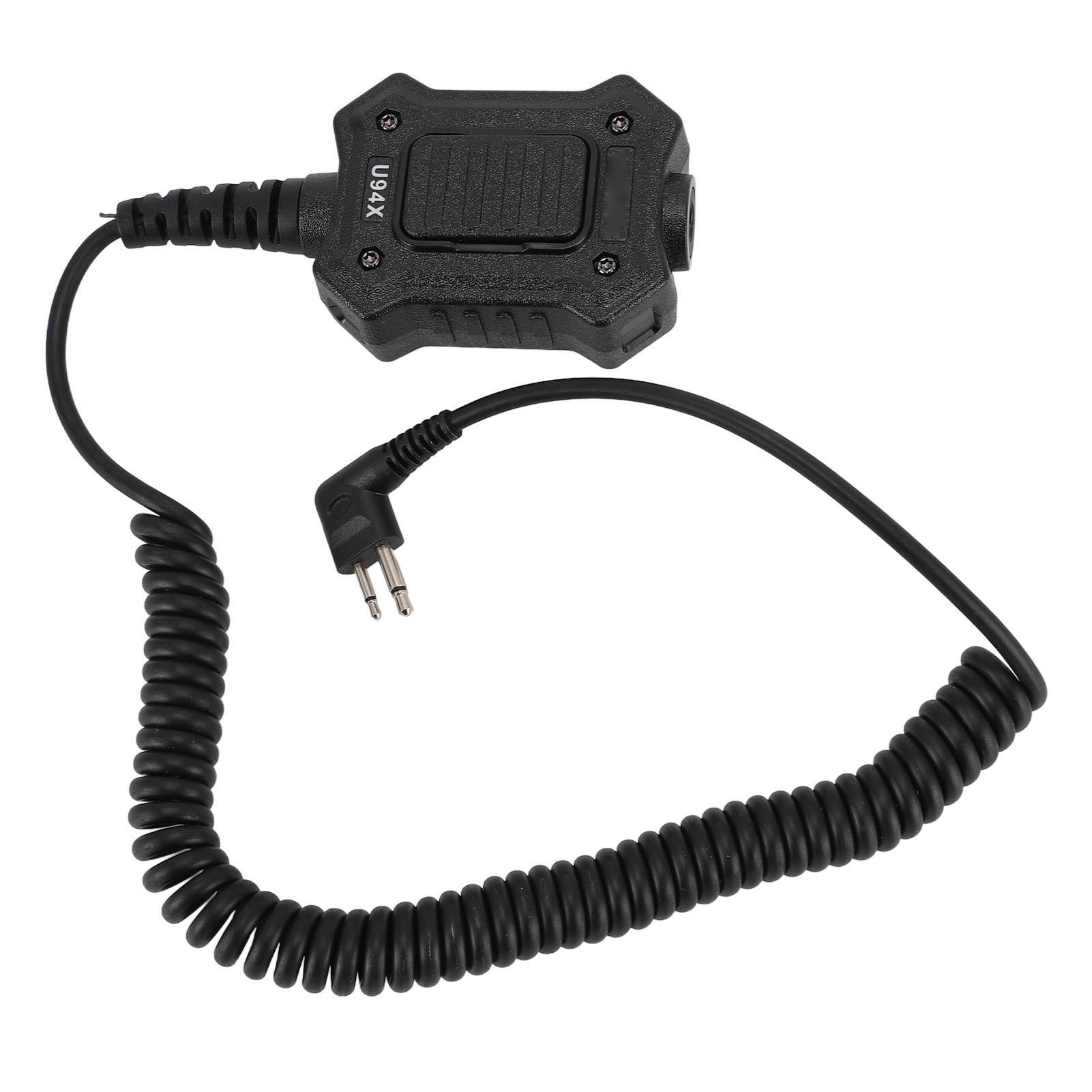 

Адаптер U94X Push to Talk спиральный соединительный кабель для радиогарнитуры для GP-88 GP-2000 HYT TC-500 TC-700