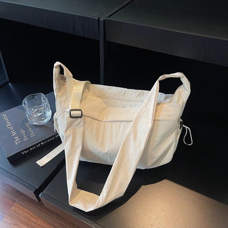 Canvas-Tasche Damen große Kapazität neu Herbst und Winter schlichte Schulter-Umhängetasche hochwertig Pendler Knödeltasche